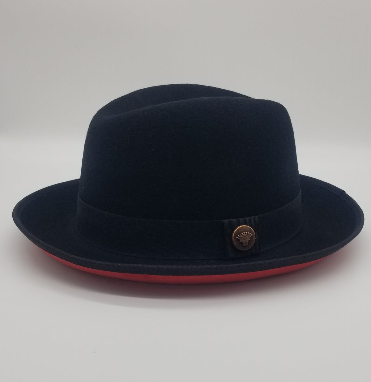 Black Fedora Hat Red Bottom, Mens Fedora Hat Red Bottom